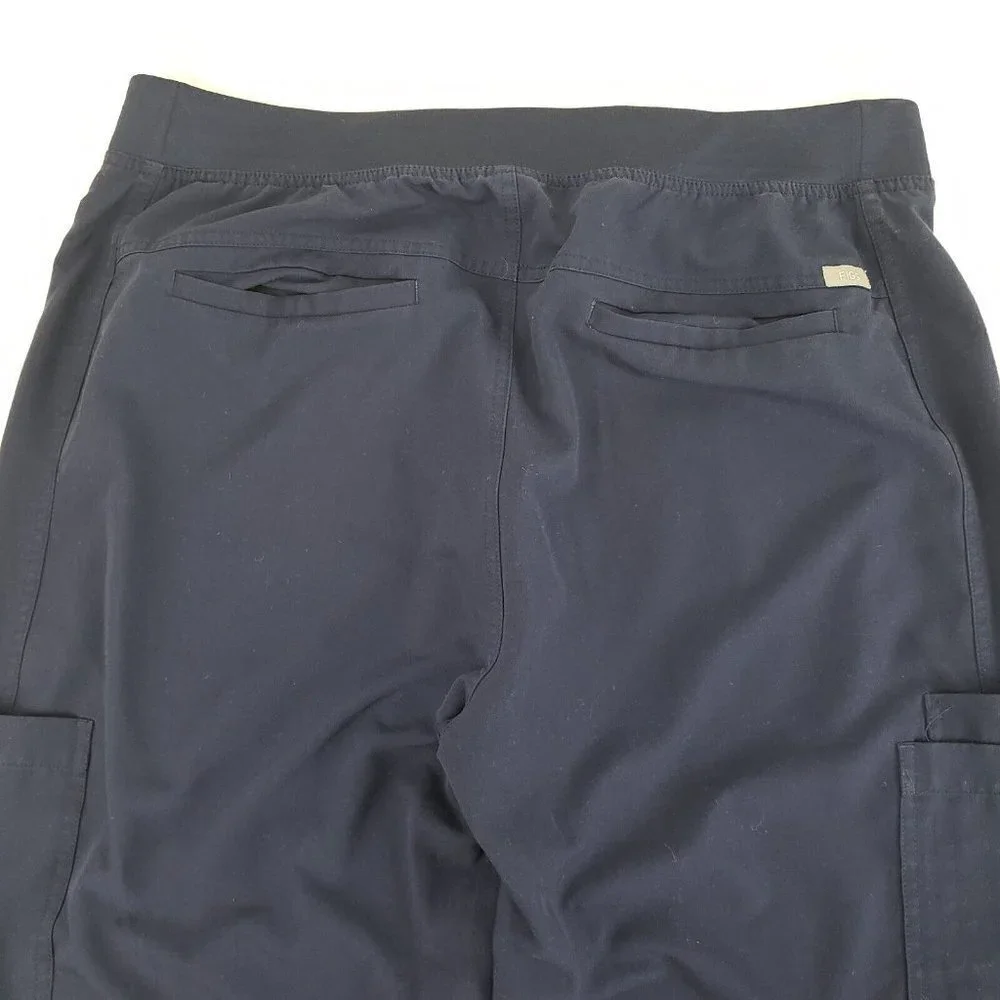 FIGS Axim Cargo Scrub Pant Mens XL Blue Double Pocket T2001 Technical Collection